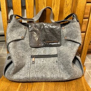 Matt & Nat grey over the shoulder purse